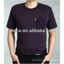 13ST1010 O neck pocket fashion business t shirts for men